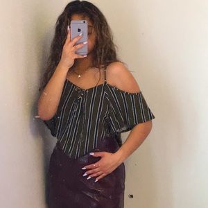 Off the shoulder shirt